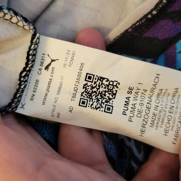 Puma Neon Safari Slim Off Shoulder‎ Dress Size Large - Picture 8 of 8